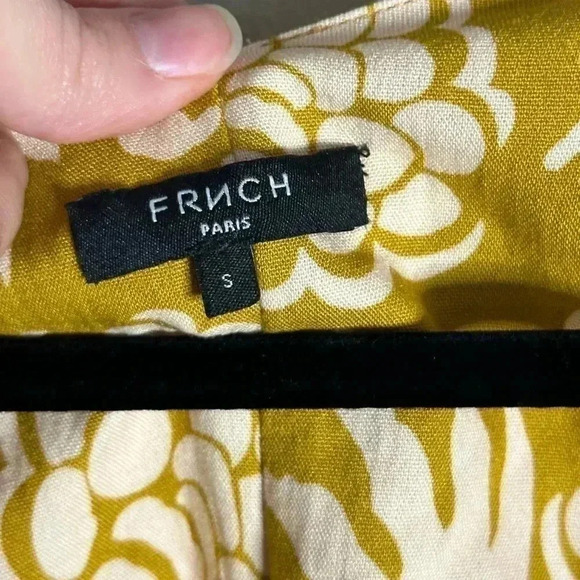 Frnch Carminda Top (Olive) Size Small - Picture 7 of 9